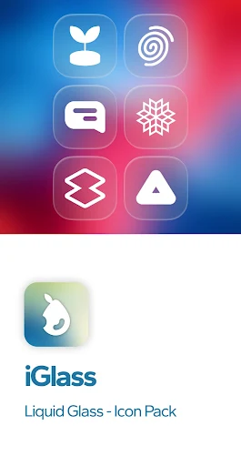 iGlass OS 26 Icon Pack screenshot 1