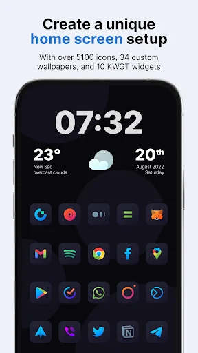 Nova Dark Icon Pack MOD screenshot 1