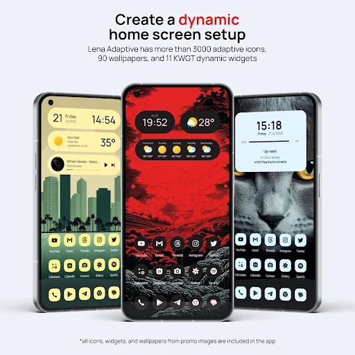 Lena Adaptive Icon Pack MOD screenshot 1