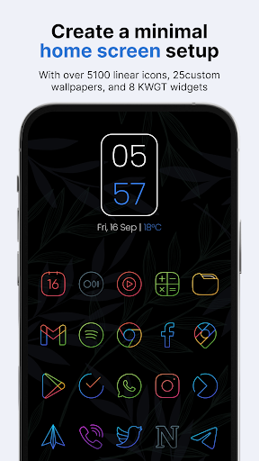 Vera Outline Icon Pack MOD screenshot 1