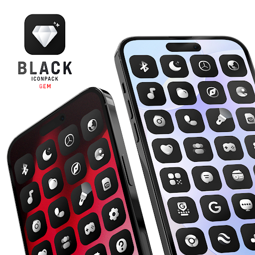 Black Icon Pack screenshot 1