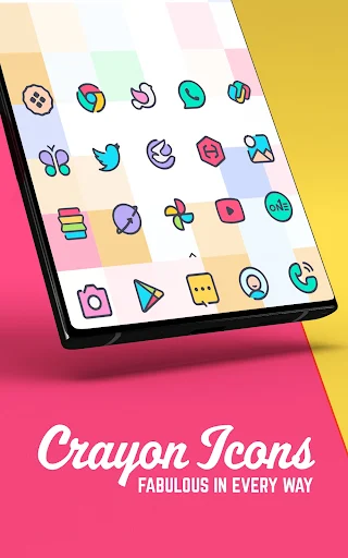 Crayon Icon Pack screenshot 1