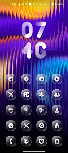 One UI Glass IconPack screenshot 1