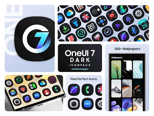 OneUI Dark IconPack screenshot 1