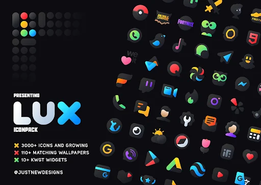 LuX IconPack screenshot 1