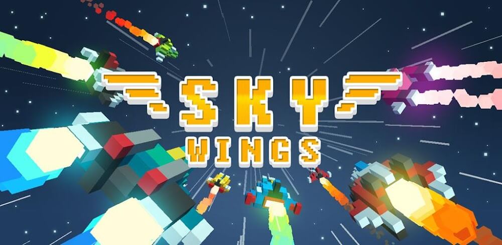 Sky Wings: Pixel Fighter 3D screenshot 1