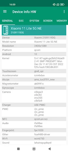 Device Info HW+ screenshot 1