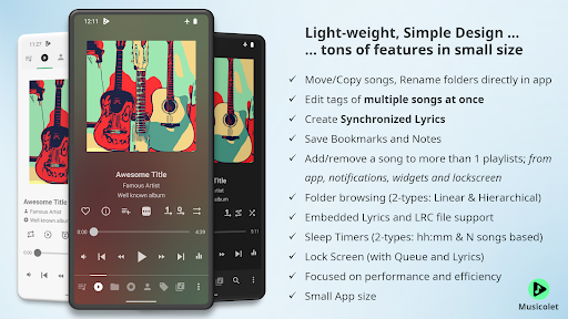 Musicolet Music Player screenshot 1