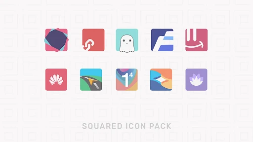 Squared – Square Icon Pack screenshot 1