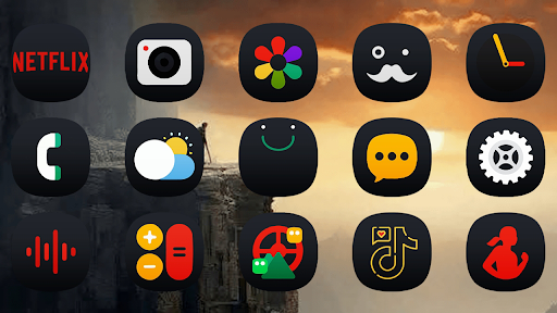 OneUI 7 Dark – Icon Pack screenshot 1