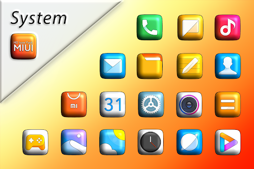 MIUI 3D Icon Pack MOD screenshot 1