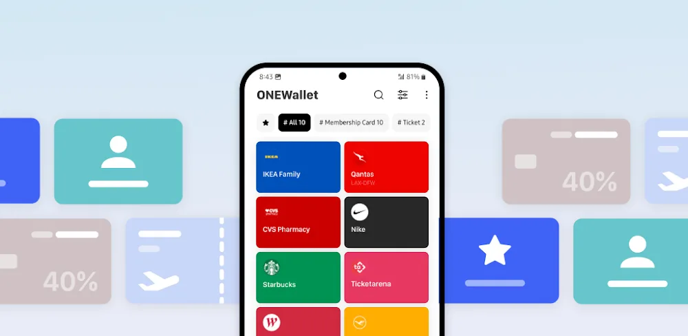 ONEWallet – Cards Wallet screenshot 1