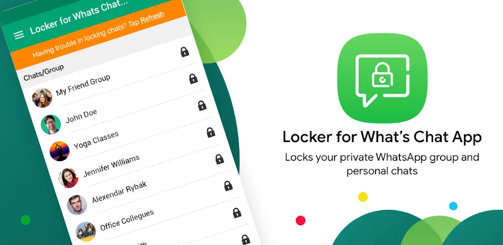 Locker for Whats Chat App screenshot 1
