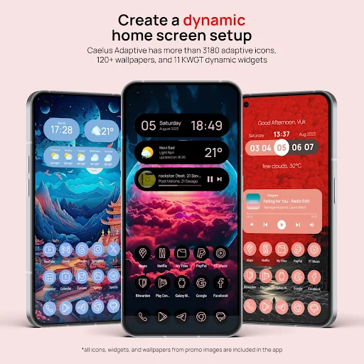 Caelus Adaptive Material Icons MOD screenshot 1