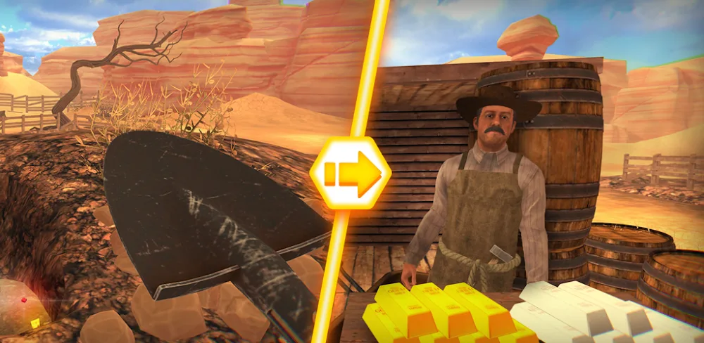 Gold Rush Miner Simulator 3D screenshot 1