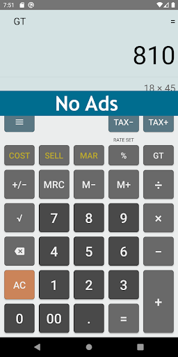 Calculator: SimpleCalc+ screenshot 1