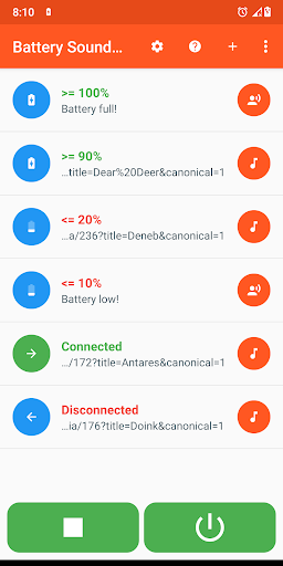 Battery Sound Notification screenshot 1