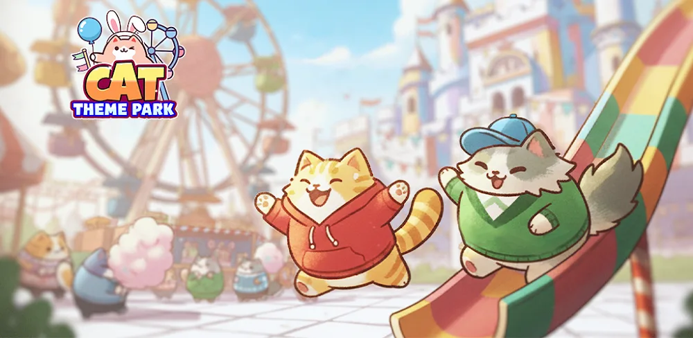 Cat Theme Park : Cute Tycoon screenshot 1