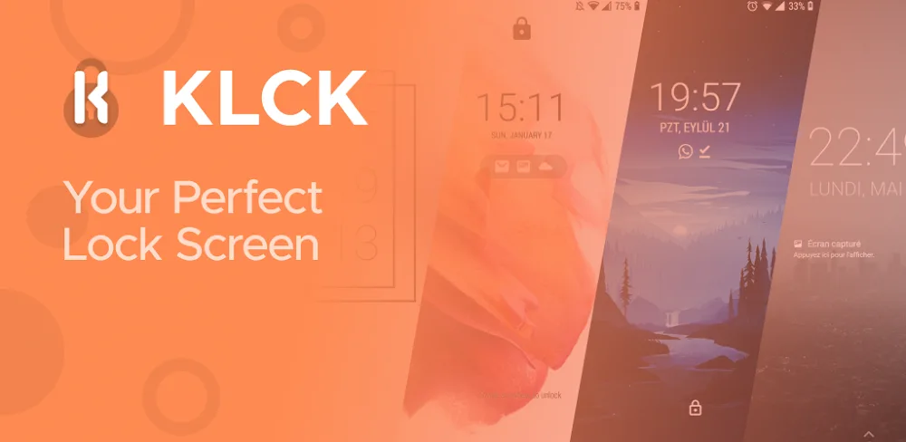 KLCK Kustom Lock Screen Maker screenshot 1
