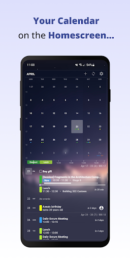 Your Calendar Widget MOD screenshot 1