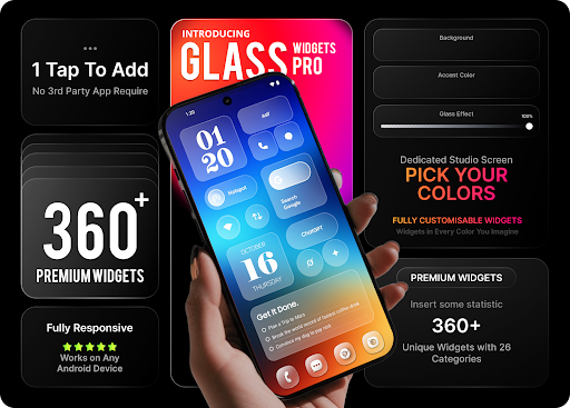 Glass Widgets Pro screenshot 1