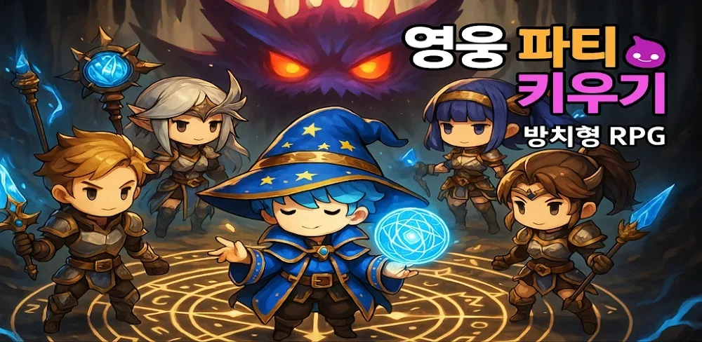 Raising a Hero Party – Idle RPG / 영웅 파티 키우기 – 방치형 수집 RPG screenshot 1