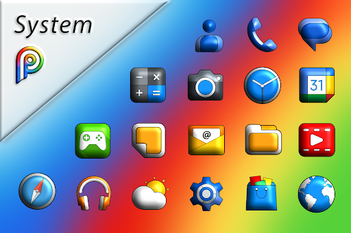 Pixly Limitless 3D – Icon Pack screenshot 1
