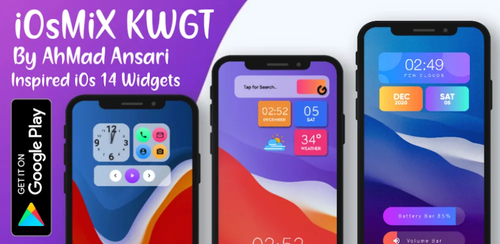 iOsMiX KWGT screenshot 1