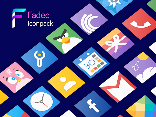 Faded – Icon Pack screenshot 1