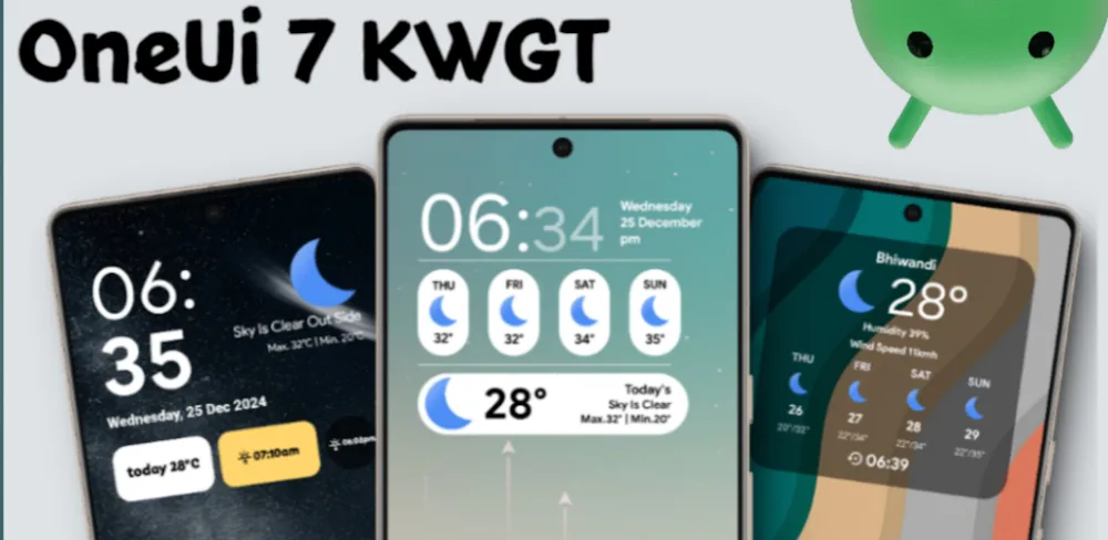 OneUi 7 KWGT MOD screenshot 1