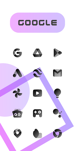 CHIC DARK Icon Pack screenshot 1