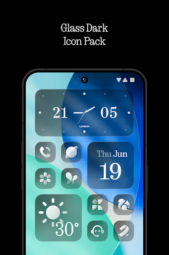 Glass Dark Icon Pack screenshot 1