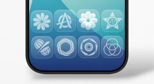 iOS Liquid Glass – Icon Pack screenshot 1