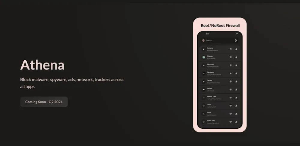 Athena: Firewall & Adblocker screenshot 1