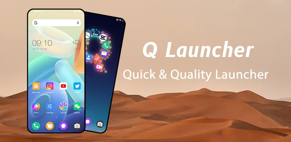 Quick Launcher for Android 15 screenshot 1