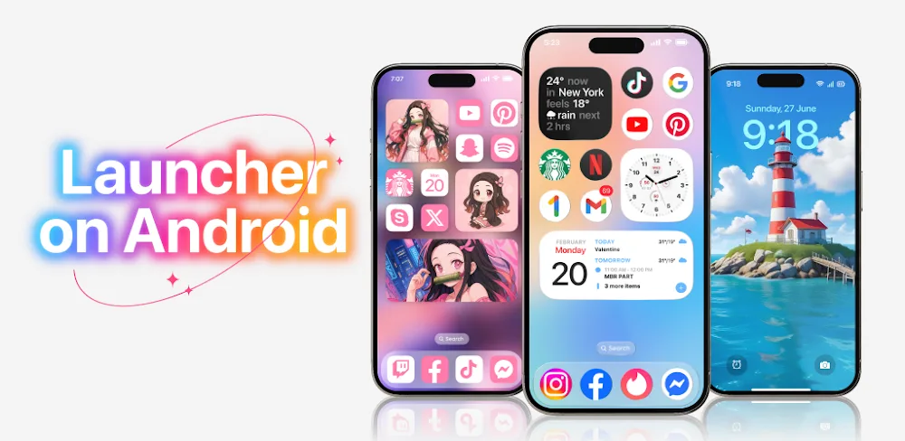 Launcher OS MOD screenshot 1