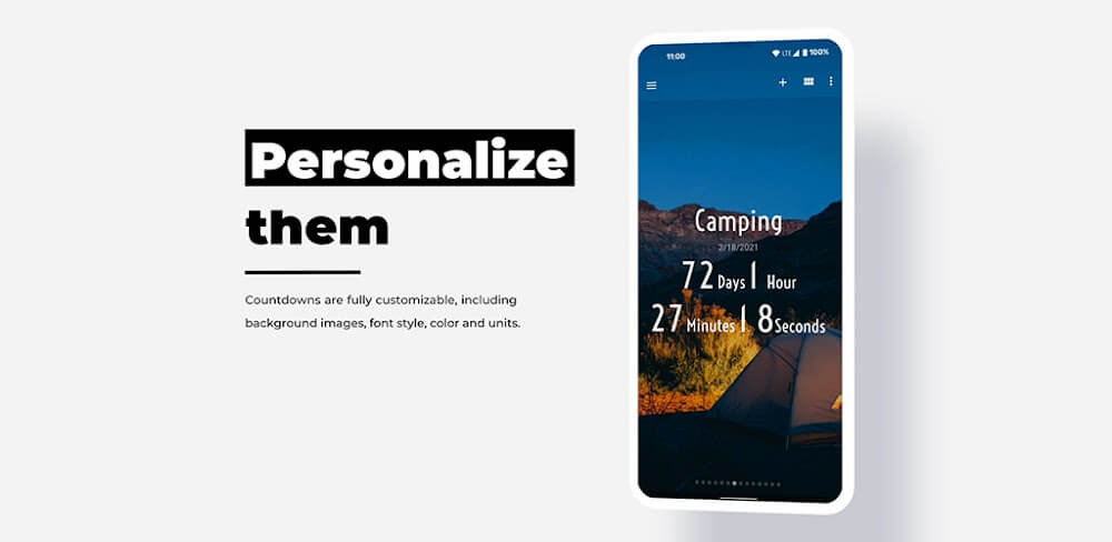 Time Until: Countdown & Widget screenshot 1