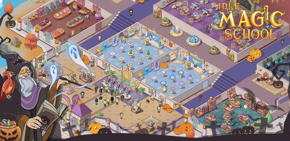Idle Magic School screenshot 1