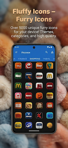 Fluffy 3D Icon Pack MOD screenshot 1