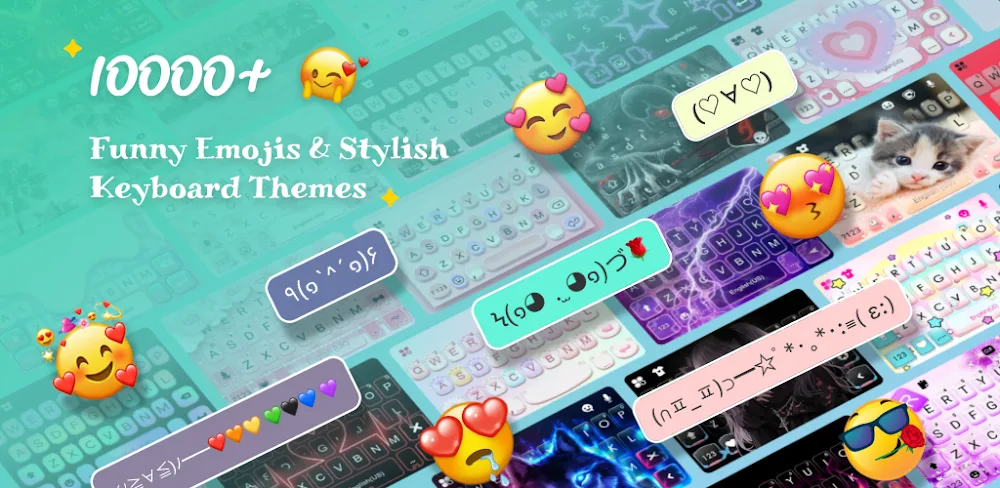 Emoji keyboard screenshot 1