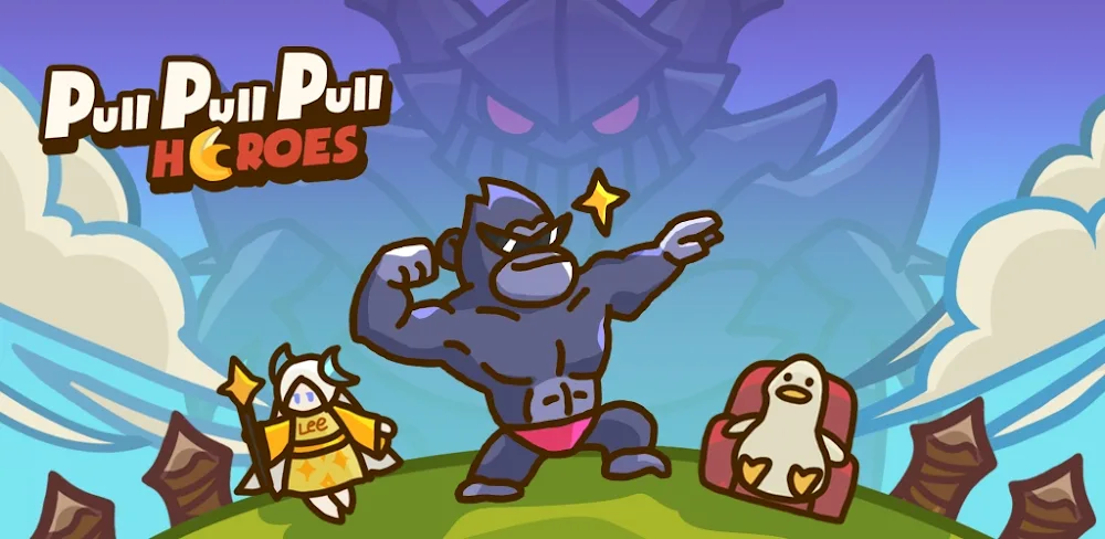 Pull Pull Pull Heroes -TD Game screenshot 1