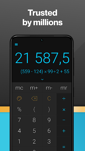 CALCU Stylish Basic Calculator MOD screenshot 1