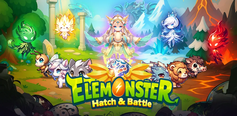 Elemonster : Hatch and Battle screenshot 1