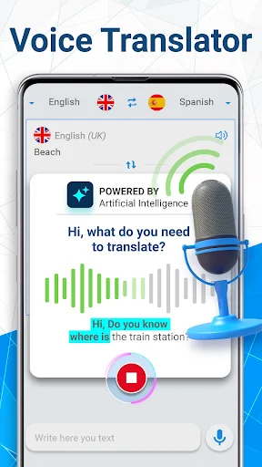 AI Voice Translator Translate MOD screenshot 1
