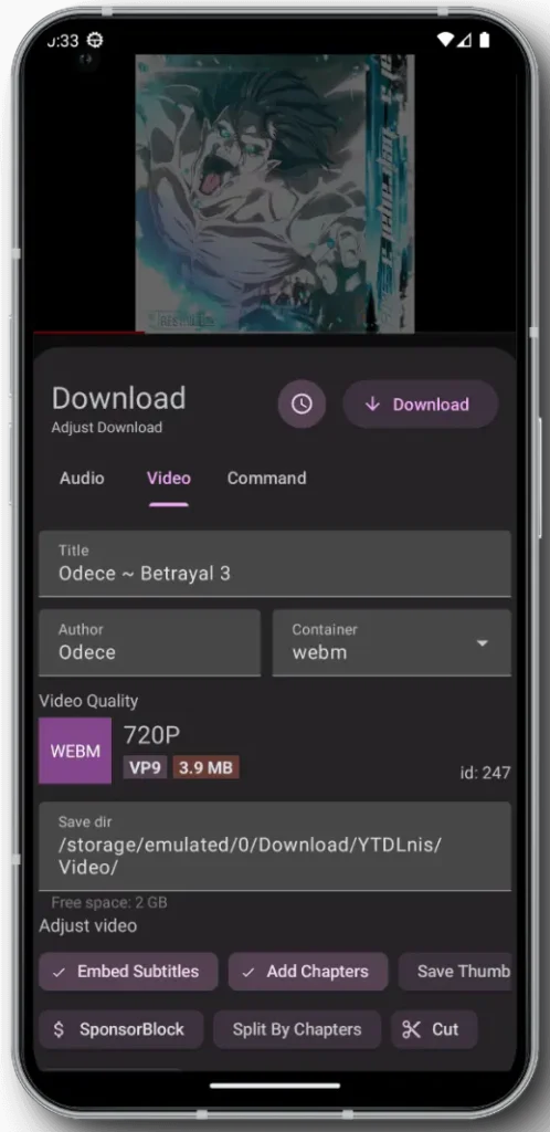 YTDLniser MOD screenshot 1