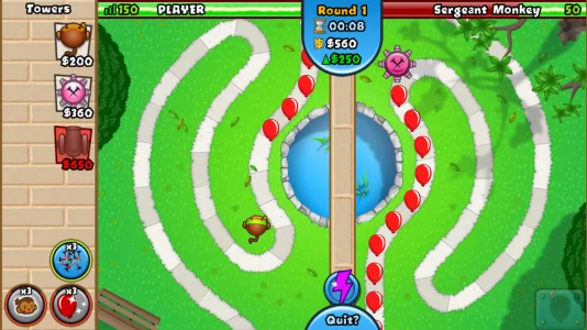 Bloons TD Battles (MOD, Unlimited Medallions) screenshot 1