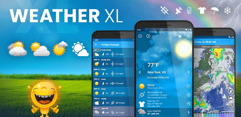 Weather XL PRO MOD screenshot 1