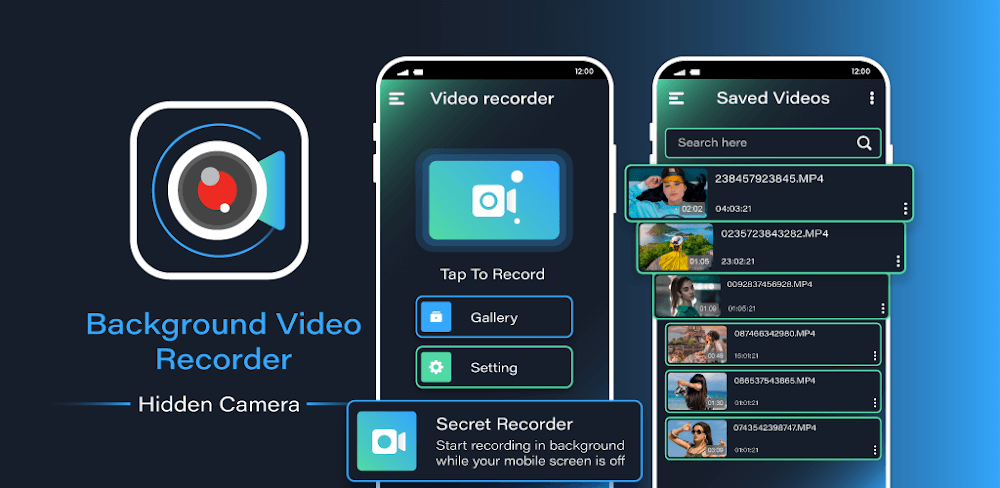 Background Video Recorder Cam screenshot 1