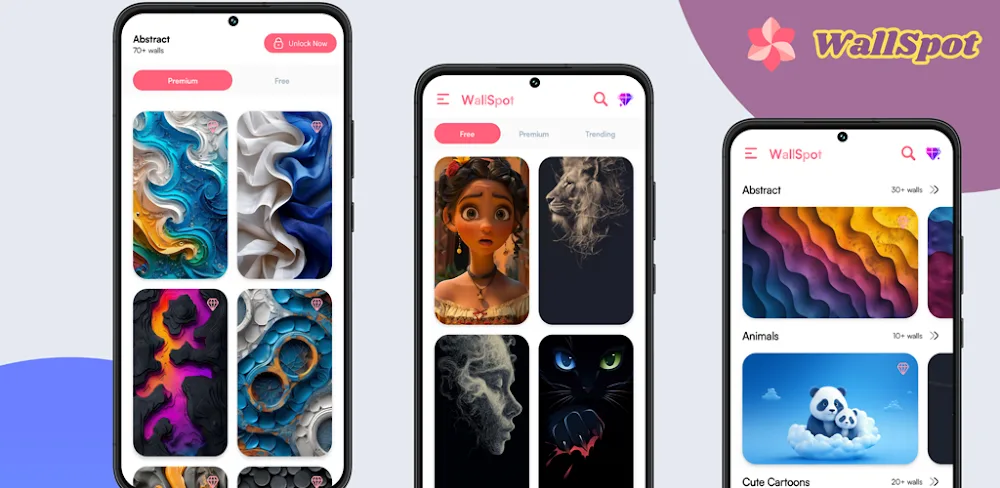 WallSpot – 4K Wallpapers MOD screenshot 1