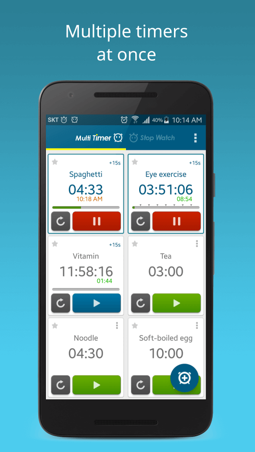 Multi Timer StopWatch screenshot 2
